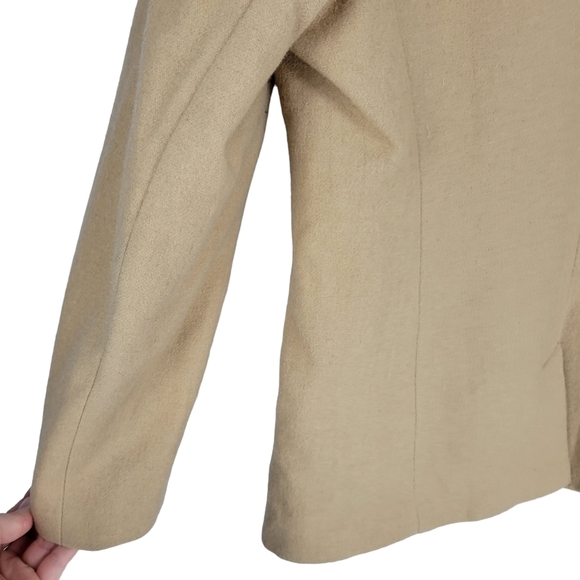 Sag Harbor camel colored 100% wool blazer size 12P - Picture 7 of 13